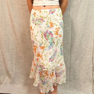 Vintage 90s butterfly skirt